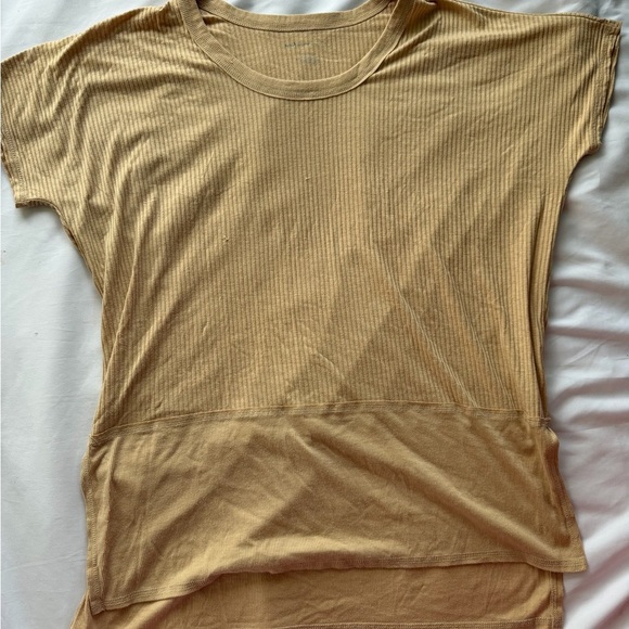 American Eagle Outfitters Tops - American Eagle Tan Ribbed Women's Top